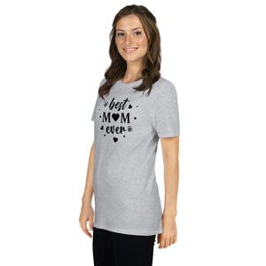 Best Mom Ever Gildan Grey Short-Sleeve Unisex T-Shirt