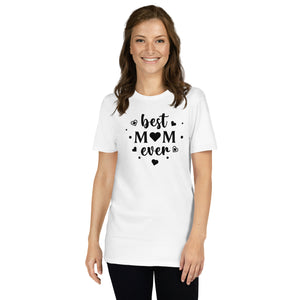 Best Mom Ever Gildan Grey Short-Sleeve Unisex T-Shirt