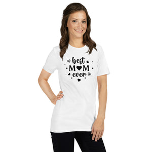 Best Mom Ever Gildan Grey Short-Sleeve Unisex T-Shirt