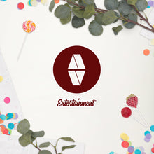 Load image into Gallery viewer, AV Maroon Bubble-free Stickers