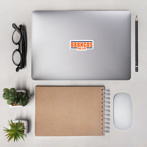 Broncos Bubble-free stickers
