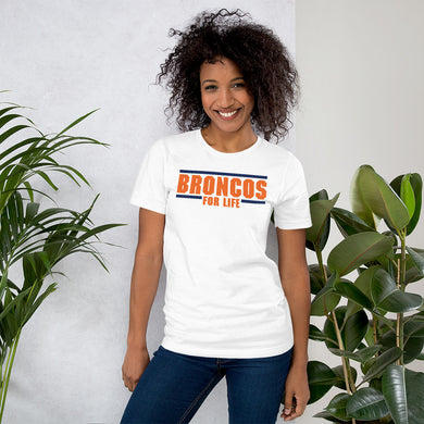 Broncos 3 Bella-Canvas Short-Sleeve Unisex T-Shirt