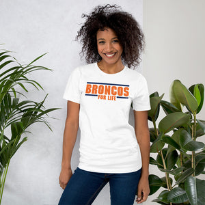 Broncos 3 Bella-Canvas Short-Sleeve Unisex T-Shirt