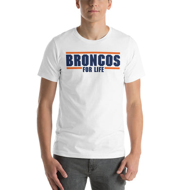 Broncos 4 Bella-Canvas Short-Sleeve Unisex T-Shirt
