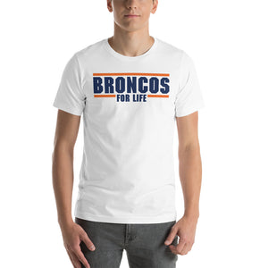 Broncos 4 Bella-Canvas Short-Sleeve Unisex T-Shirt