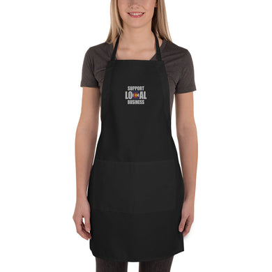 Support Embroidered Apron
