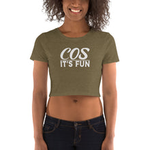 Load image into Gallery viewer, Colorado Springs-4 Bella+Canvas Women’s Crop Tee