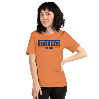 Broncos 1 Bella-Canvas Short-Sleeve Unisex T-Shirt