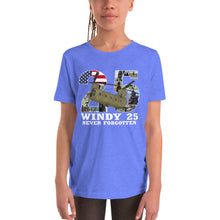 Load image into Gallery viewer, Windy 25 - 2 Youth Unisex Short Sleeve T-Shirt