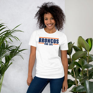 Broncos 4 Bella-Canvas Short-Sleeve Unisex T-Shirt