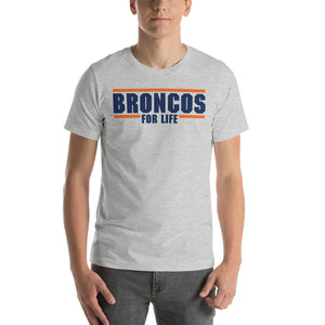 Broncos 4 Bella-Canvas Short-Sleeve Unisex T-Shirt