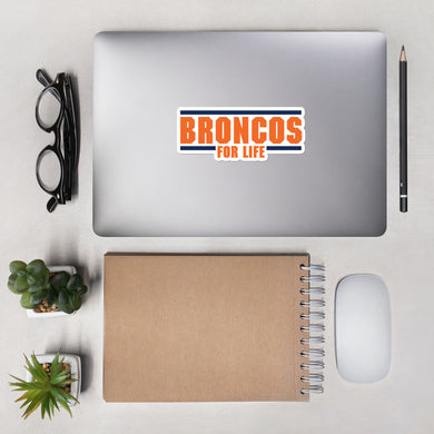 Broncos Bubble-free stickers