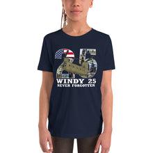 Load image into Gallery viewer, Windy 25 - 2 Youth Unisex Short Sleeve T-Shirt