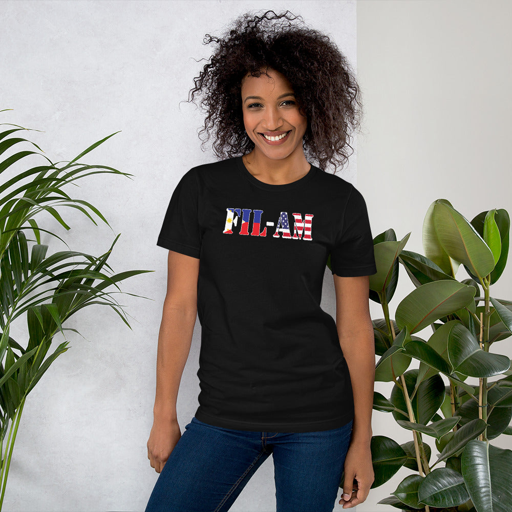 Fil-Am1 Bella+Canvas Short-Sleeve Unisex T-Shirt