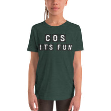 Load image into Gallery viewer, COS It&#39;s Fun Youth Short Sleeve T-Shirt