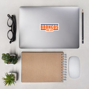 Broncos Bubble-free stickers