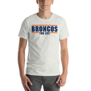 Broncos 4 Bella-Canvas Short-Sleeve Unisex T-Shirt