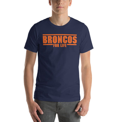 Broncos 2 Bella-Canvas Short-Sleeve Unisex T-Shirt