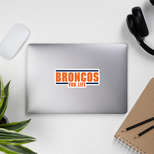 Broncos Bubble-free stickers