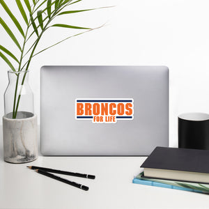 Broncos Bubble-free stickers