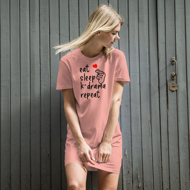K-Drama Organic 2 Cotton T-Shirt Dress