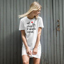Load image into Gallery viewer, K-Drama Organic 2 Cotton T-Shirt Dress