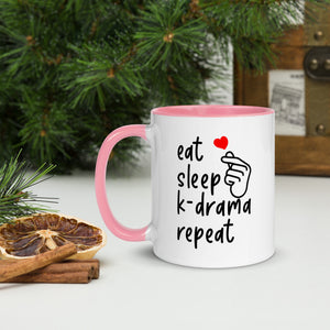 K-Drama Mug with Color Inside