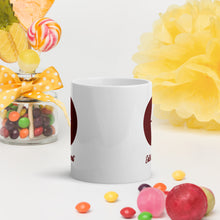 Load image into Gallery viewer, AV Maroon White Glossy Mug