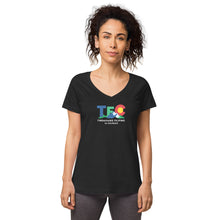 Load image into Gallery viewer, TFC Women’s Fitted V-neck 1 T-shirt