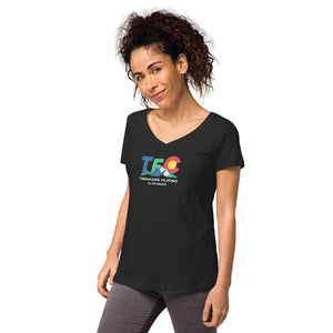 TFC Women’s Fitted V-neck 1 T-shirt