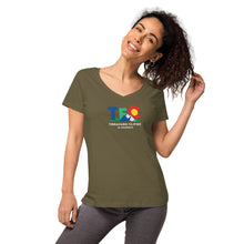 Load image into Gallery viewer, TFC Women’s Fitted V-neck 1 T-shirt