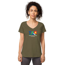Load image into Gallery viewer, TFC Women’s Fitted V-neck 1 T-shirt