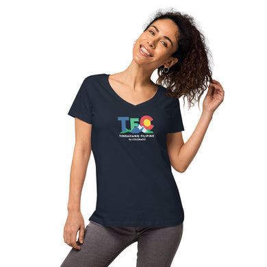 TFC Women’s Fitted V-neck 1 T-shirt