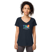 Load image into Gallery viewer, TFC Women’s Fitted V-neck 1 T-shirt