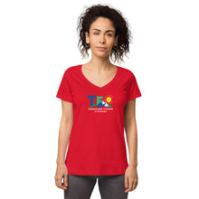 Load image into Gallery viewer, TFC Women’s Fitted V-neck 1 T-shirt