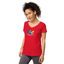 Load image into Gallery viewer, TFC Women’s Fitted V-neck 1 T-shirt