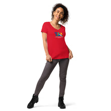 Load image into Gallery viewer, TFC Women’s Fitted V-neck 1 T-shirt